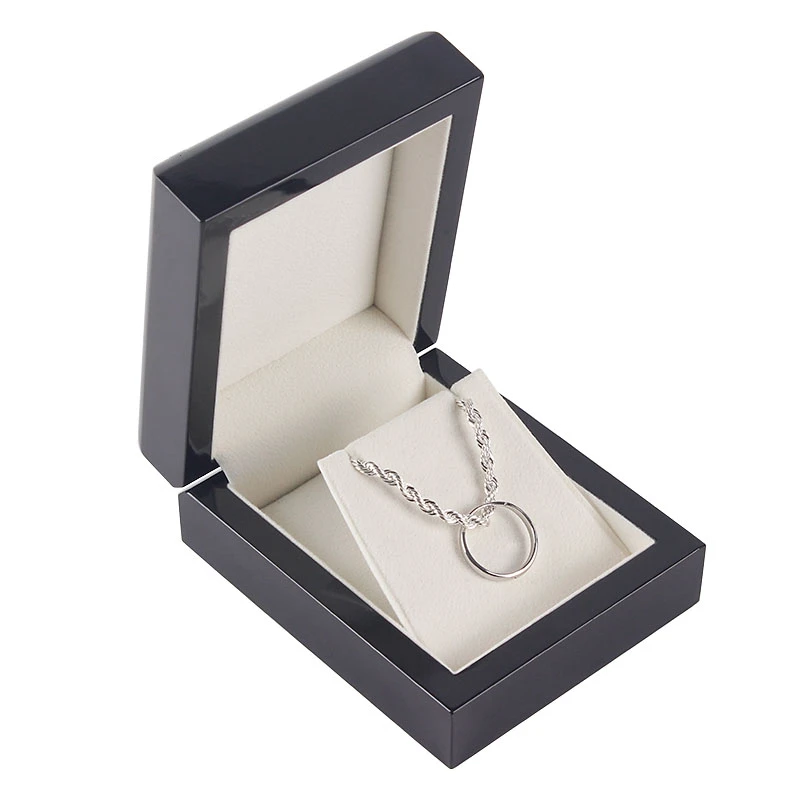 custom luxury gloss lacquer plain square wooden jewelry box for rings earrings necklaces bracelets pendants with printed logo custom luxury gloss lacquer plain square wooden jewelry box for rings earrings necklaces bracelets pendants with printed logo
