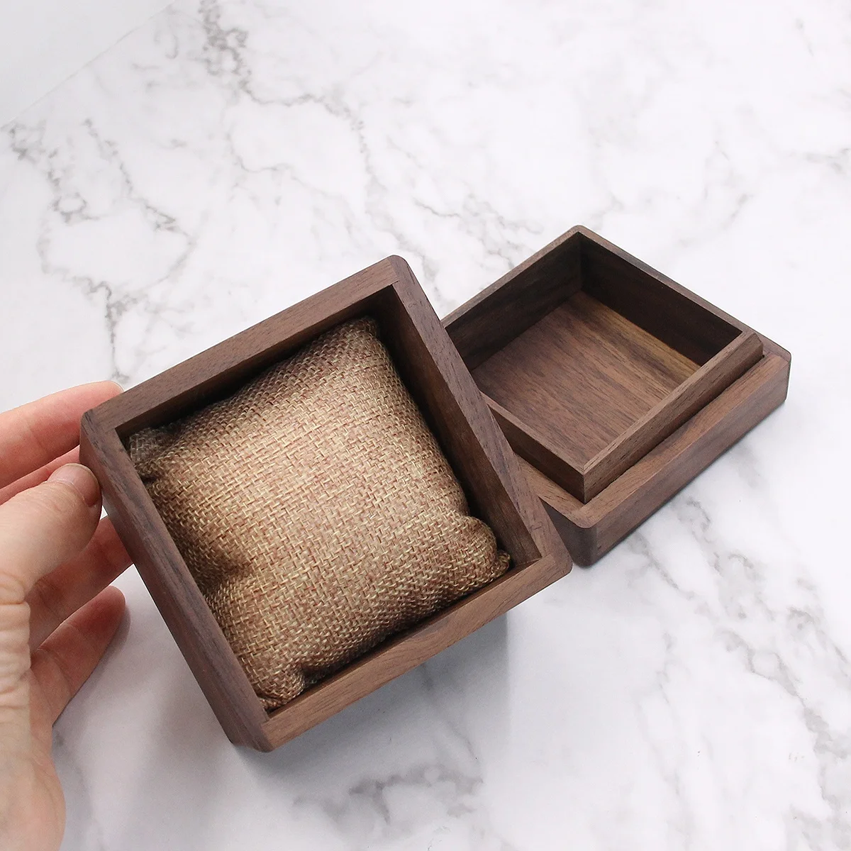 square walnut watch gift box gift box for apple watch accessory box for men gift to dad husband son square walnut watch gift box gift box for apple watch accessory box for men gift to dad husband son