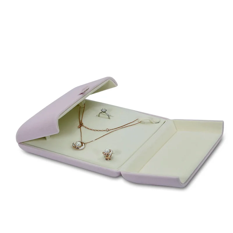 wholesale stock luxury double door open jewelry set box pearl necklace jewellery display case wholesale stock luxury double door open jewelry set box pearl necklace jewellery display case