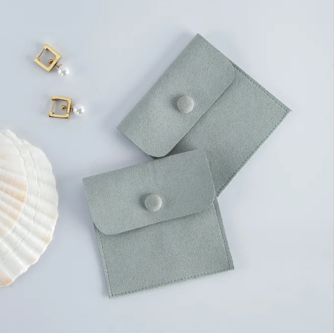 wholesale microfiber jewelry packaging pouch custom logo jewellery pouch with buckle jewelry display storage pouch wholesale microfiber jewelry packaging pouch custom logo jewellery pouch with buckle jewelry display storage pouch