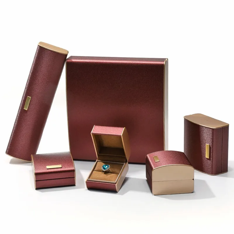 luxury suede custom logo jewelry packaging box for rings earrings bracelets necklaces luxury suede custom logo jewelry packaging box for rings earrings bracelets necklaces