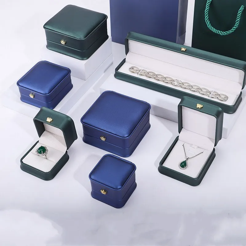 wholesale pu leather crown ring box elegant fashion jewelry packaging box for bracelets necklaces gift wholesale pu leather crown ring box elegant fashion jewelry packaging box for bracelets necklaces gift