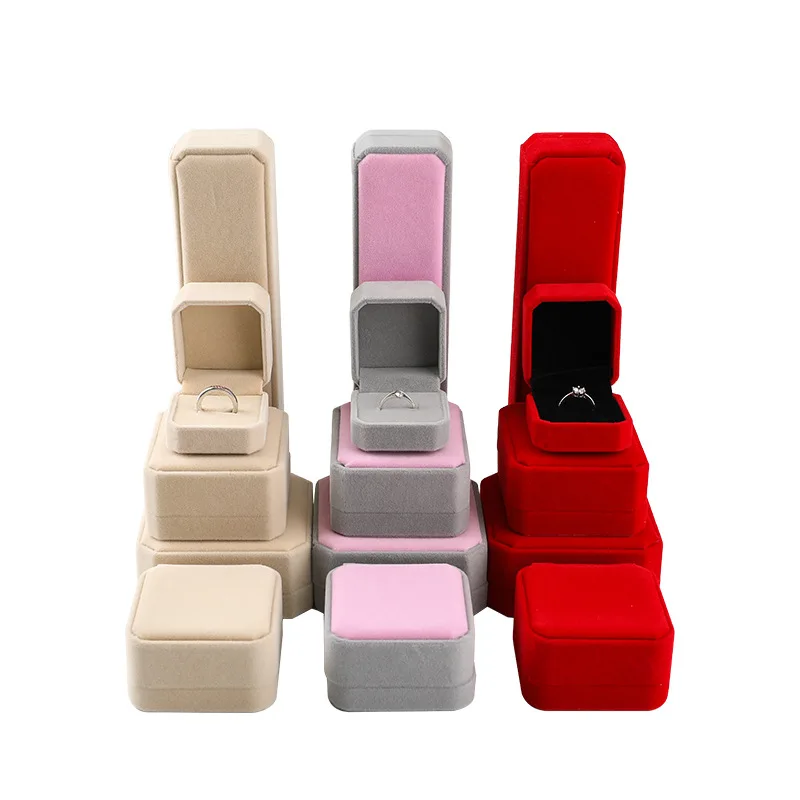 beige colorful flannel custom jewelry ring bracelet necklace pendant earrings packing box cheaper small moq velvet packaging box beige colorful flannel custom jewelry ring bracelet necklace pendant earrings packing box cheaper small moq velvet packaging box