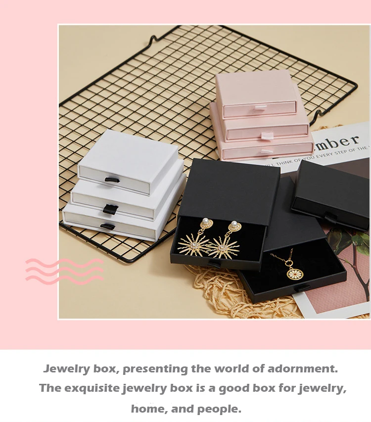 luxury wholesale custom jewellerypackaging black paper cardboard gift packaging printed custom logo drawer cardboard jewelrybox luxury wholesale custom jewellerypackaging black paper cardboard gift packaging printed custom logo drawer cardboard jewelrybox