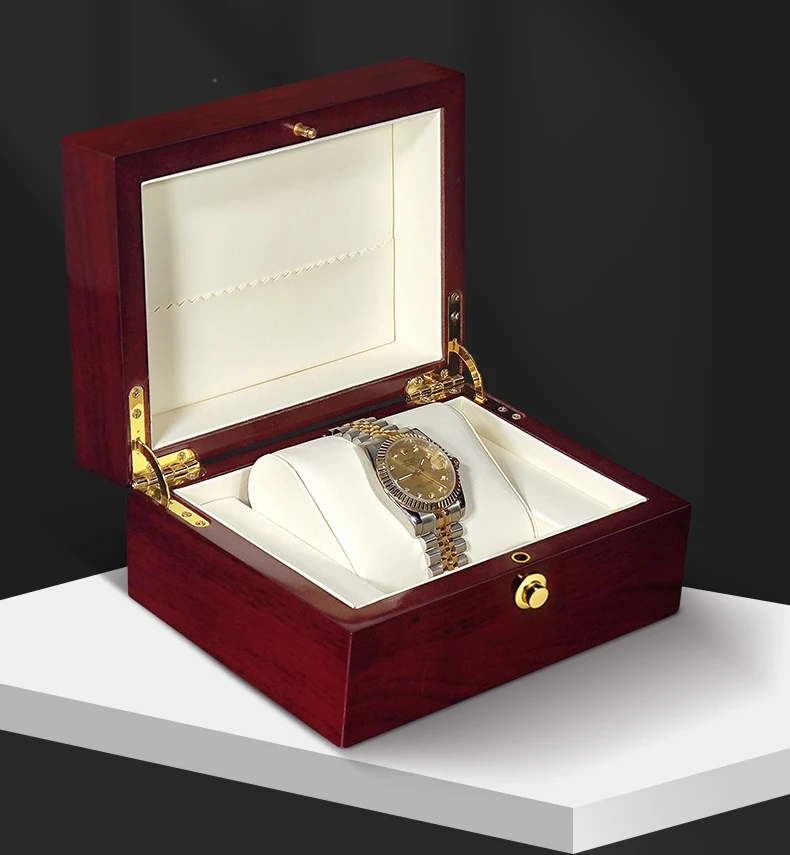 ready to ship factory custom luxury lacquer finish wooden watch box gift storage display case with logo ready to ship factory custom luxury lacquer finish wooden watch box gift storage display case with logo