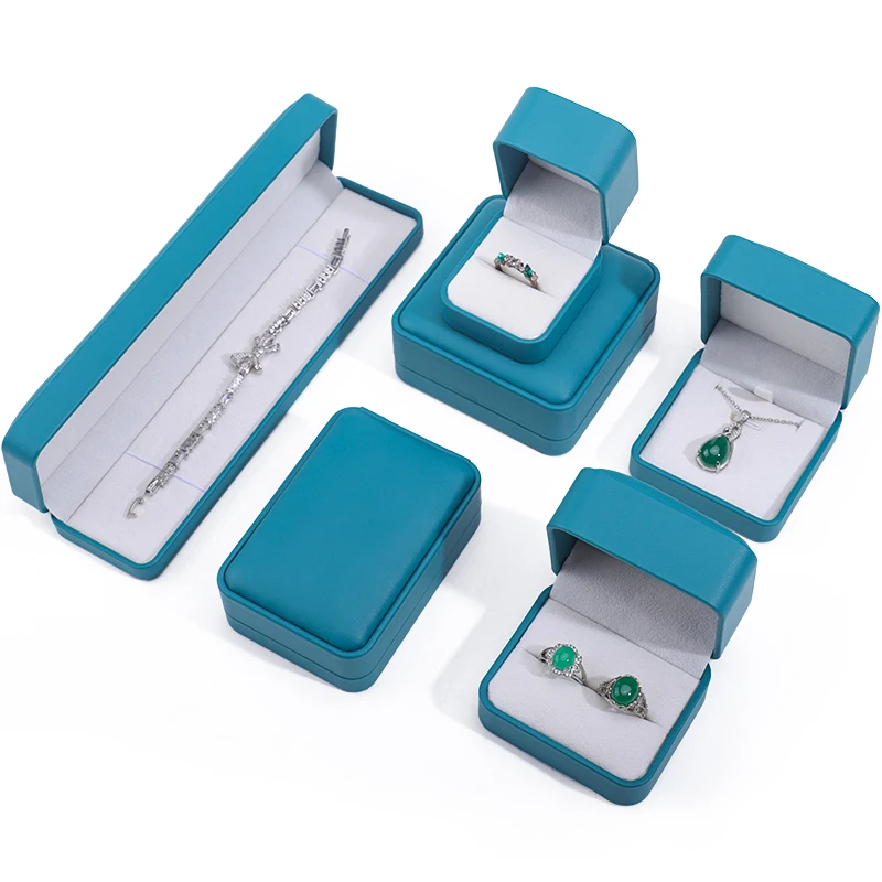 factory wholesale luxury jewelry box organizer velvet bracelet necklace earrings ring gift blue pu leather jewelry box factory wholesale luxury jewelry box organizer velvet bracelet necklace earrings ring gift blue pu leather jewelry box