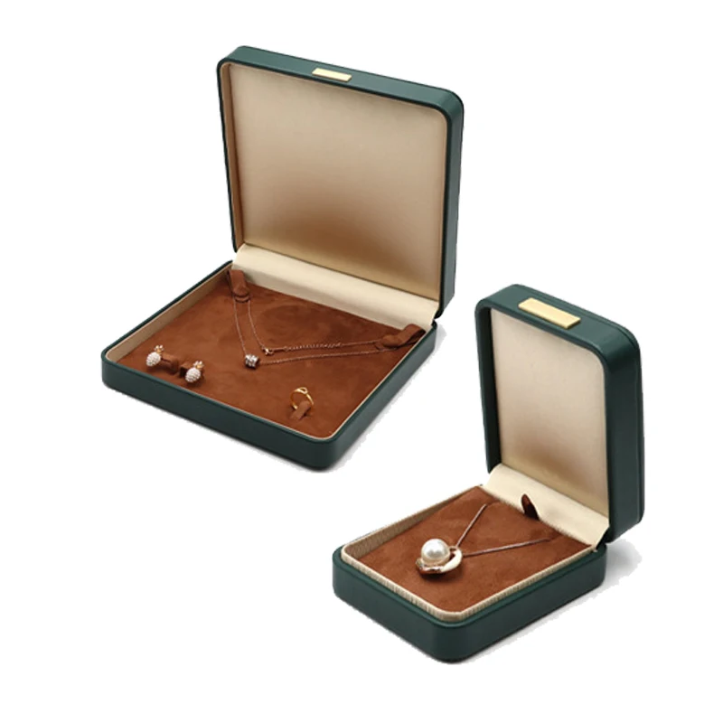 high quality custom logo leather luxury bracelet necklace ring gift packaging jewelry box high quality custom logo leather luxury bracelet necklace ring gift packaging jewelry box