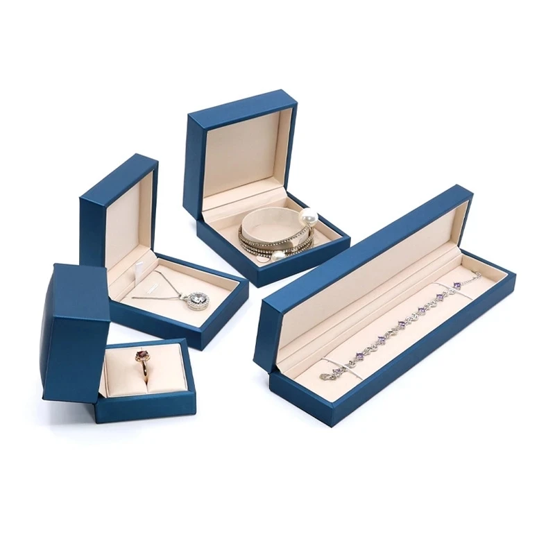 luxury customized square pu leather jewelry set box custom foil logo for bracelet ring earring big necklace packaging luxury customized square pu leather jewelry set box custom foil logo for bracelet ring earring big necklace packaging