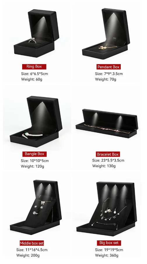 led jewellery box black lacquer logo gold stamping luxury led jewellery package custom ring diamond jewelry box with lights led jewellery box black lacquer logo gold stamping luxury led jewellery package custom ring diamond jewelry box with lights
