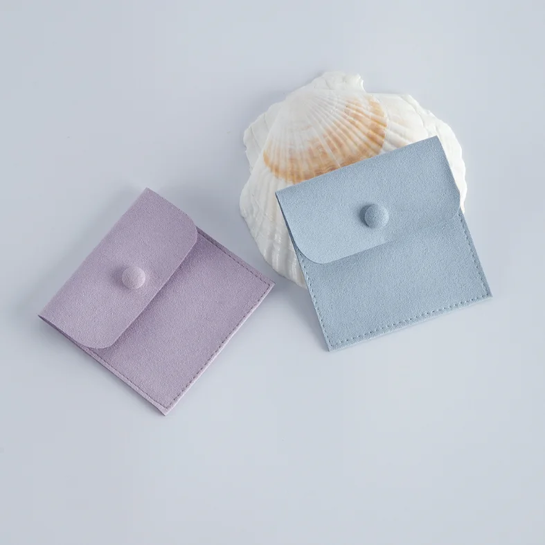 purple microfiber custom printed jewelry pouches with button for earrings jewellery packing pouch display gift pouch purple microfiber custom printed jewelry pouches with button for earrings jewellery packing pouch display gift pouch