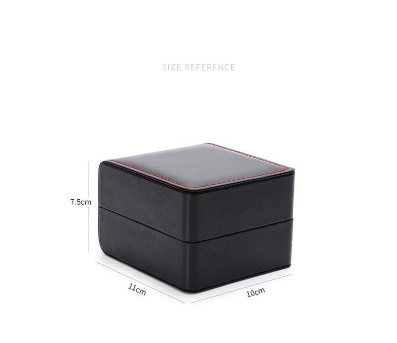 wholesale ready to ship factory stock pu leather single watch gift display storage packaging box wholesale ready to ship factory stock pu leather single watch gift display storage packaging box