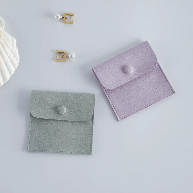 purple microfiber custom printed jewelry pouches with button for earrings jewellery packing pouch display gift pouch purple microfiber custom printed jewelry pouches with button for earrings jewellery packing pouch display gift pouch