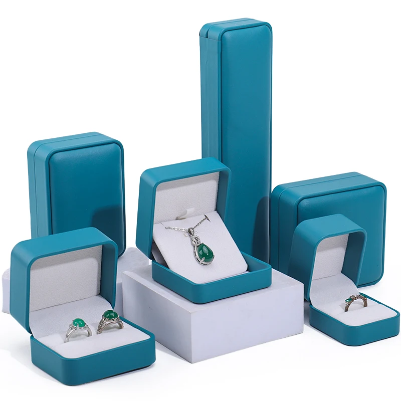 factory wholesale luxury jewelry box organizer velvet bracelet necklace earrings ring gift blue pu leather jewelry box factory wholesale luxury jewelry box organizer velvet bracelet necklace earrings ring gift blue pu leather jewelry box