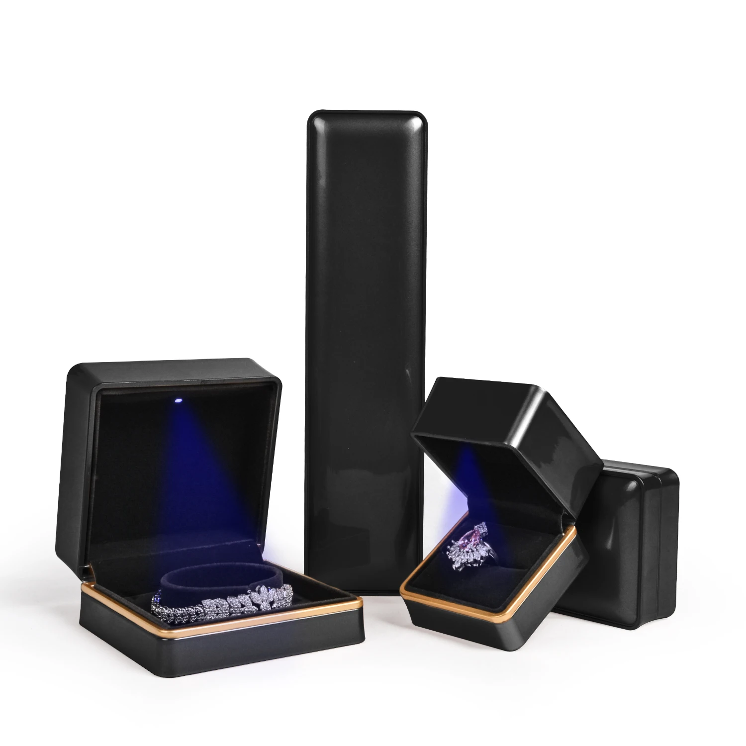 wholesale bracelet necklace earring ring packaging led jewelry box with led light wholesale bracelet necklace earring ring packaging led jewelry box with led light