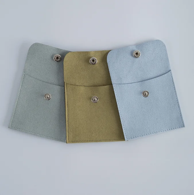 wholesale microfiber jewelry packaging pouch custom logo jewellery pouch with buckle jewelry display storage pouch wholesale microfiber jewelry packaging pouch custom logo jewellery pouch with buckle jewelry display storage pouch