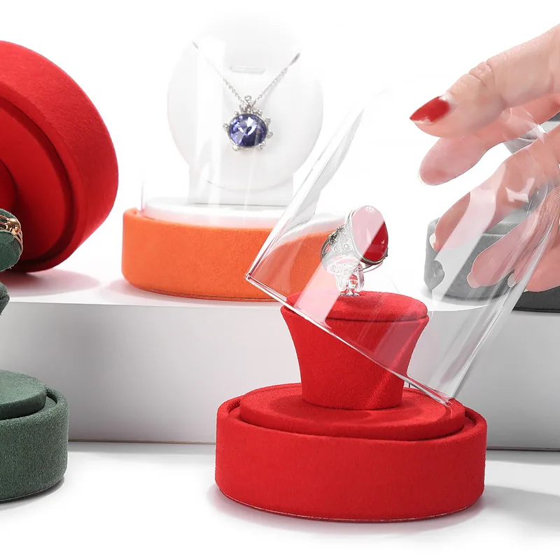 jewelry ring necklace bracelet jewellery props rack packaging showcase display case with glass cover on shop cabinet table jewelry ring necklace bracelet jewellery props rack packaging showcase display case with glass cover on shop cabinet table