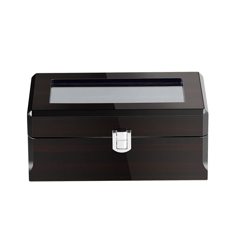wholesale custom luxury lacquer finished wooden watch display packaging storage box case wholesale custom luxury lacquer finished wooden watch display packaging storage box case