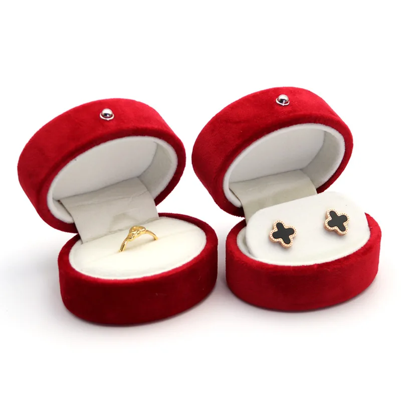 wholesale custom logo red ring earrings pendant bracelet necklace jewelry storage packaging gift case jewellery box wholesale custom logo red ring earrings pendant bracelet necklace jewelry storage packaging gift case jewellery box