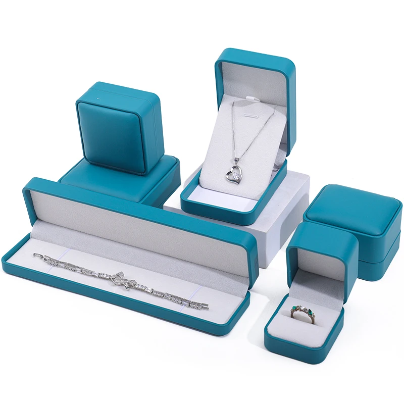 factory wholesale luxury jewelry box organizer velvet bracelet necklace earrings ring gift blue pu leather jewelry box factory wholesale luxury jewelry box organizer velvet bracelet necklace earrings ring gift blue pu leather jewelry box