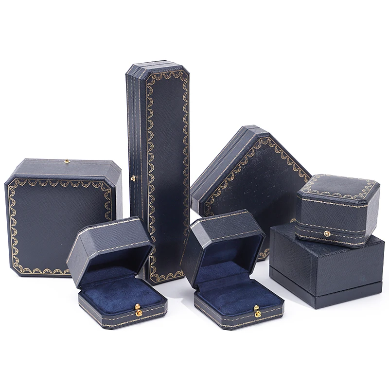 wholesale luxury square blue paper box high quality handmade plastic ring box for jewelry packaging wholesale luxury square blue paper box high quality handmade plastic ring box for jewelry packaging