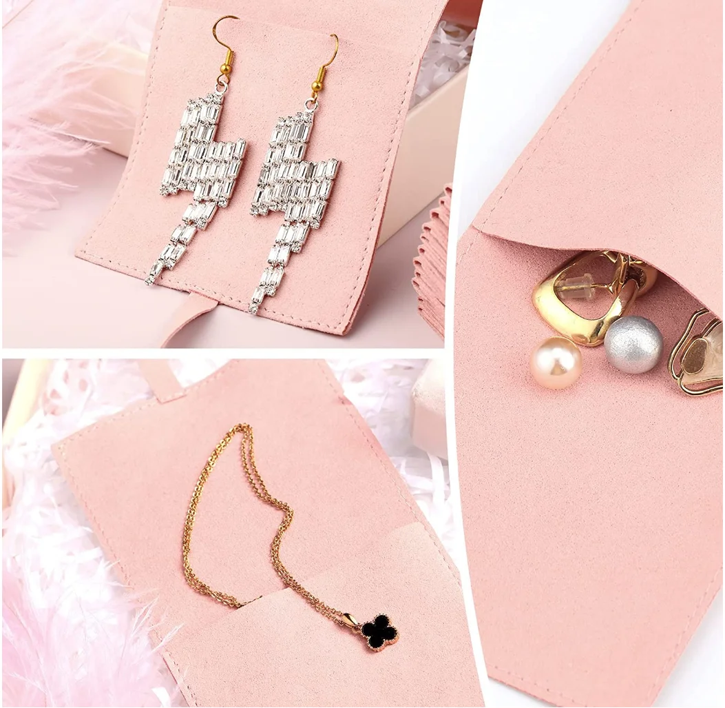 wholesale luxury pink bow knot microfiber suede small jewellery packing bags pouches wholesale luxury pink bow knot microfiber suede small jewellery packing bags pouches