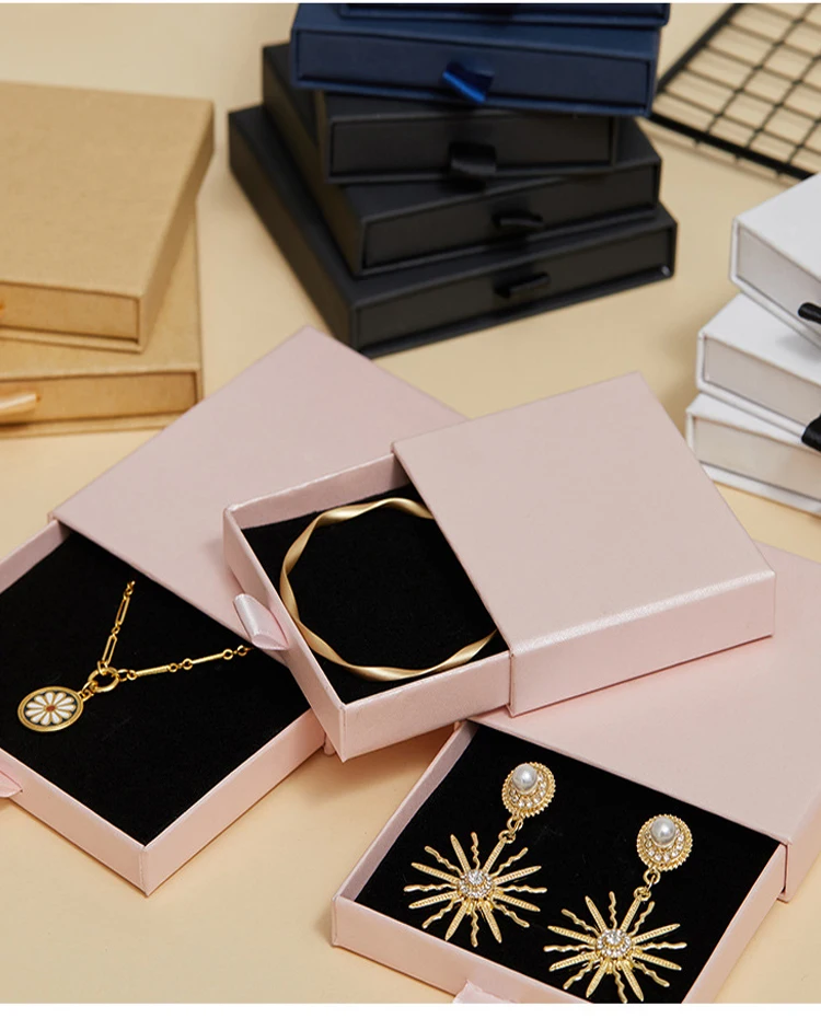 luxury wholesale custom jewellerypackaging black paper cardboard gift packaging printed custom logo drawer cardboard jewelrybox luxury wholesale custom jewellerypackaging black paper cardboard gift packaging printed custom logo drawer cardboard jewelrybox
