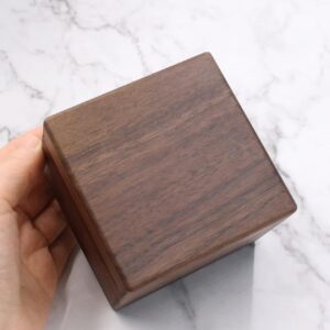 square walnut watch gift box gift box for apple watch accessory box for men gift to dad husband son